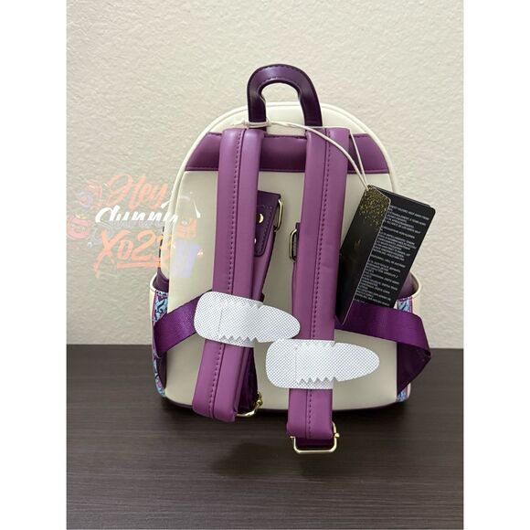 Loungefly Disney Beauty & the Beast Belle Stained Glass Portrait Mini Backpack main image 4